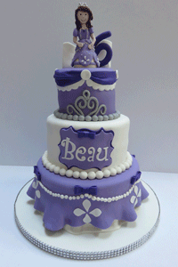 3 Tier Princess Cake